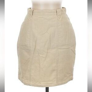 Vintage Khaki Pencil Skirt